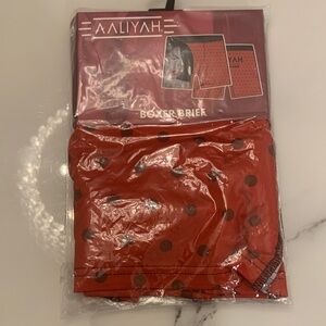 Aaliyah Red Polka Dot Boxer Briefs
